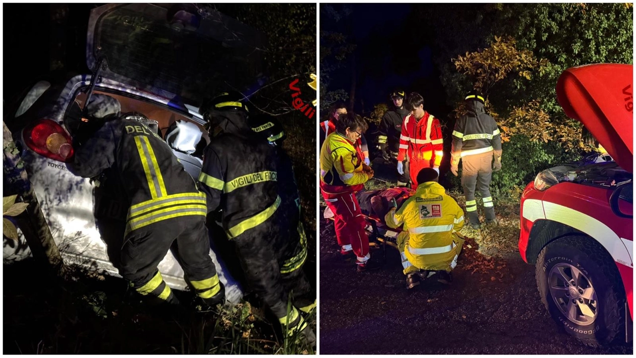 Incidente stradale nella notte in Umbria