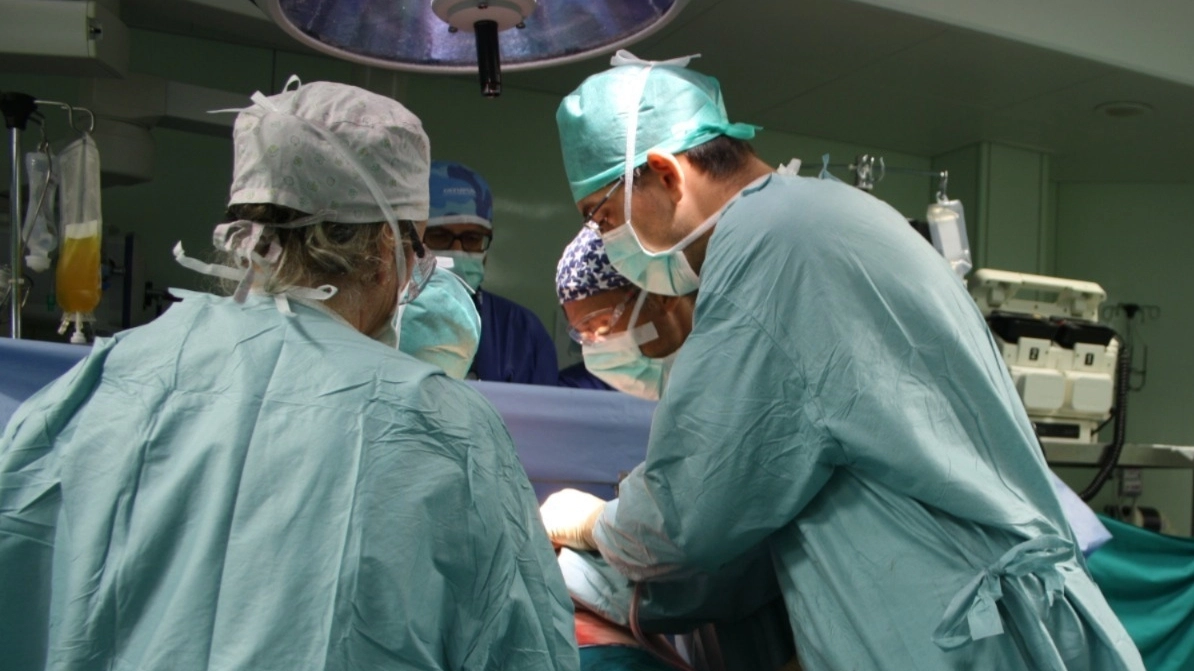 Un'operazione chirurgica in Aoup