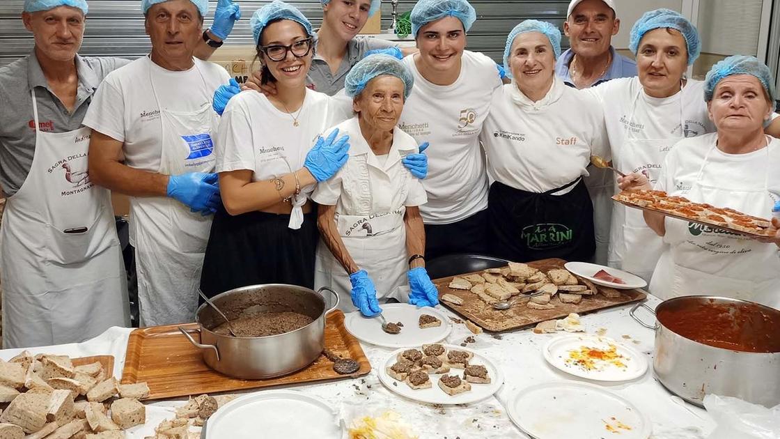 I sapori della tradizione a Montagnano. Cinque serate con la Sagra della Nana