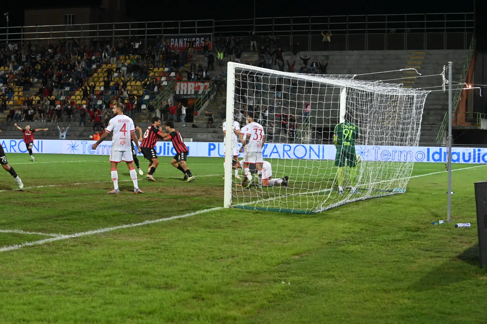 La Lucchese in rimonta acciuffa il pareggio: con il Rimini finisce 2-2. Di Quirini il gol decisivo