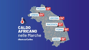 Marche da bollino arancione per il grande caldo: quando e dove