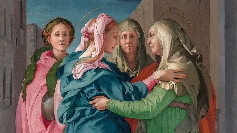 Il capolavoro del Pontormo sarà collocato alla villa medicea di Poggio . Le sei opere della chiesa di S. Michele andranno nella sala della Giostra . .