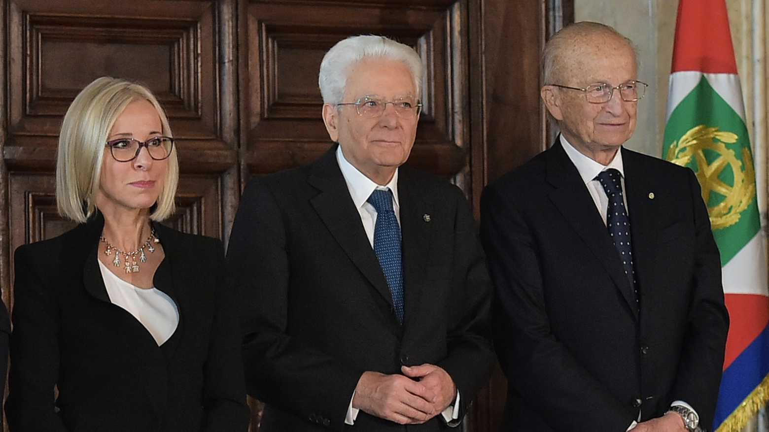 Lucia Aleotti con il presidente Sergio Mattarella