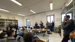 Alcuni alunni dell’istituto agrario Anzillotti di Pescia