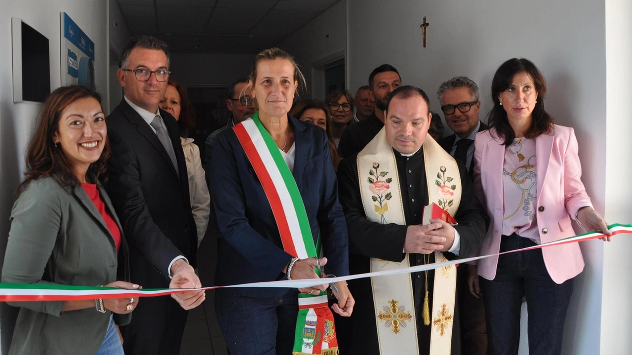 Un momento dell’inaugurazione per l’ampliamento della Rsa Casa Maiani, che adesso può contare su 5 posti letto in più