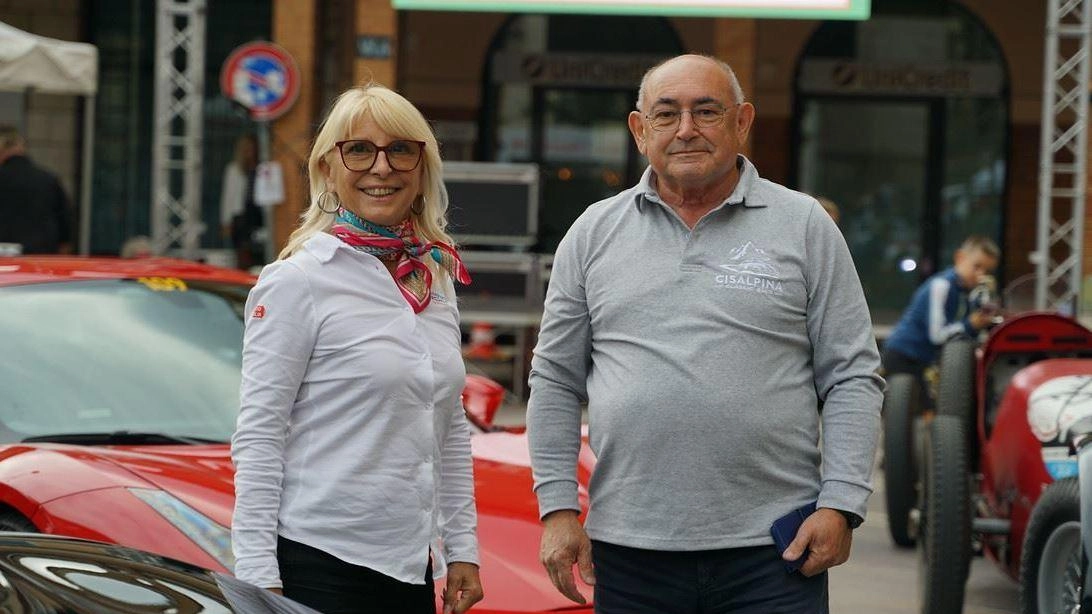 Anna Maria Fabrizi e Fabio Vergamini che hanno trionfato a Lumezzane