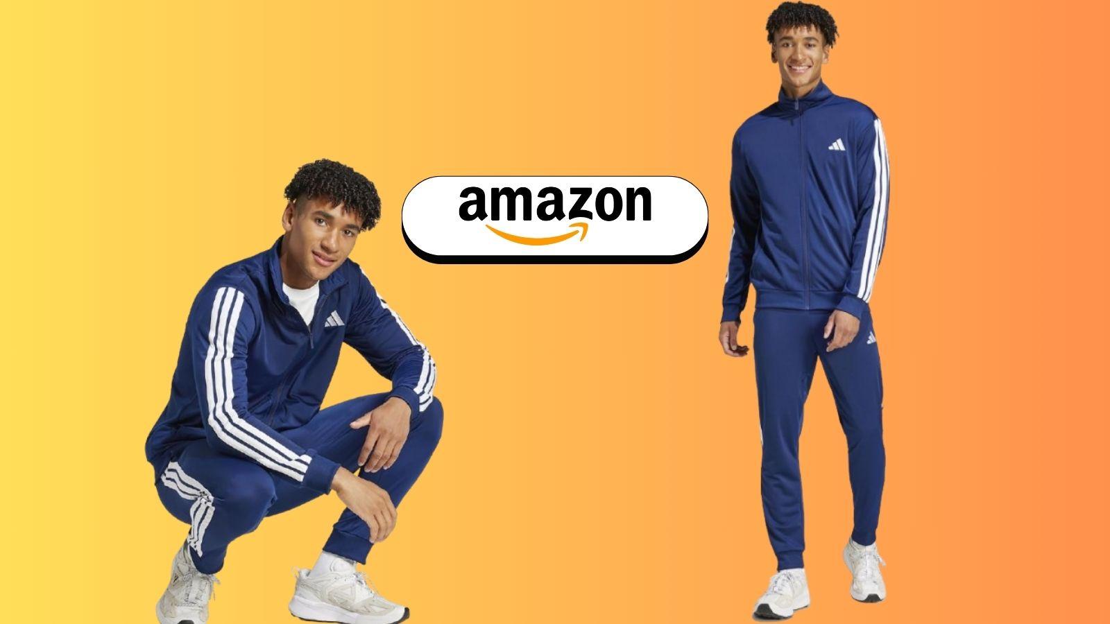 Offerta imperdibile: la tuta Adidas che unisce stile e comfort è maxi scontata ora su Amazon