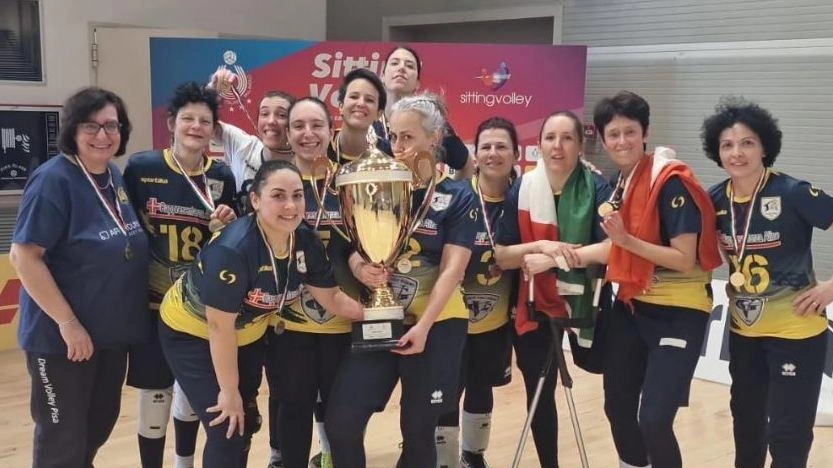 La squadra femminile del sitting volley ha vinto la Coppa italiana