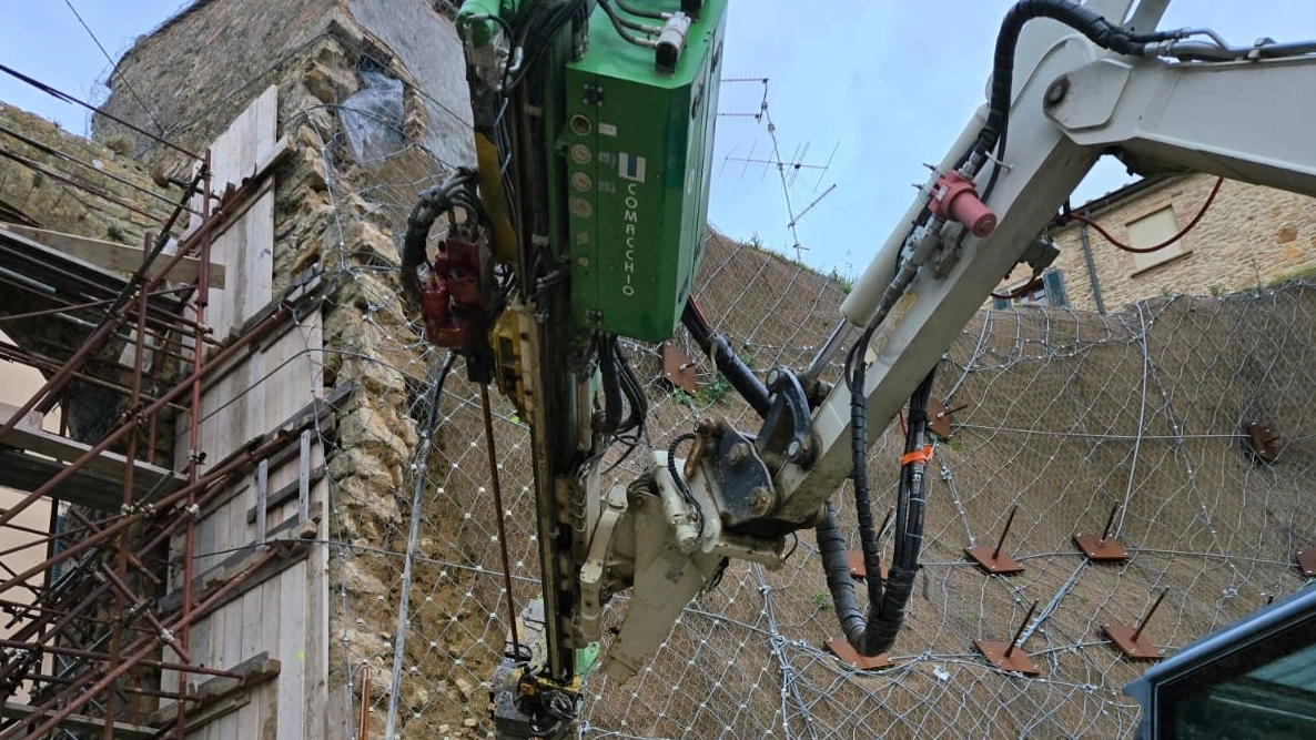 I lavori di consolidamento delle mura di Volterra