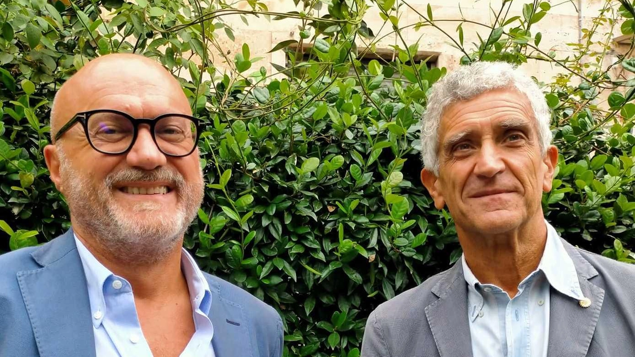 Da sinistra Claudio Bigiarini e Federico Mazzoni, direttore e presidente di Aci Prato