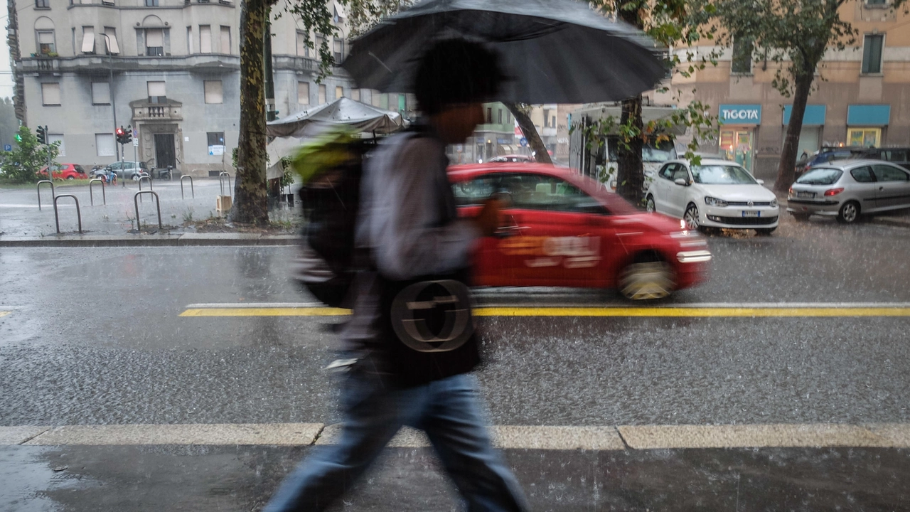 Pioggia in un'immagine di repertorio. In Toscana possibili precipitazioni importanti tra la serata di lunedì 27 gennaio e la giornata di martedì 28