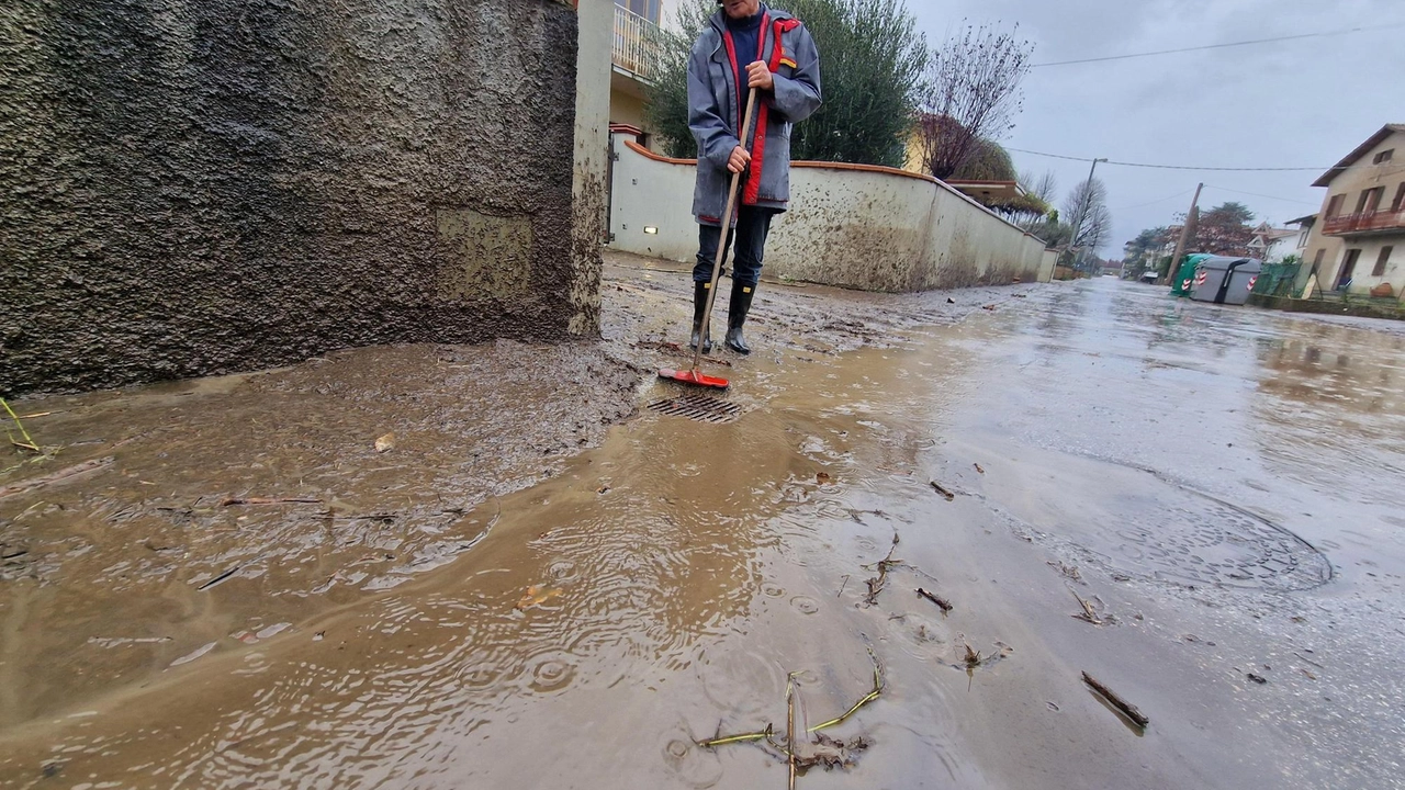 Un recente allagamento a Badia a Pacciana (Foto Castellani)