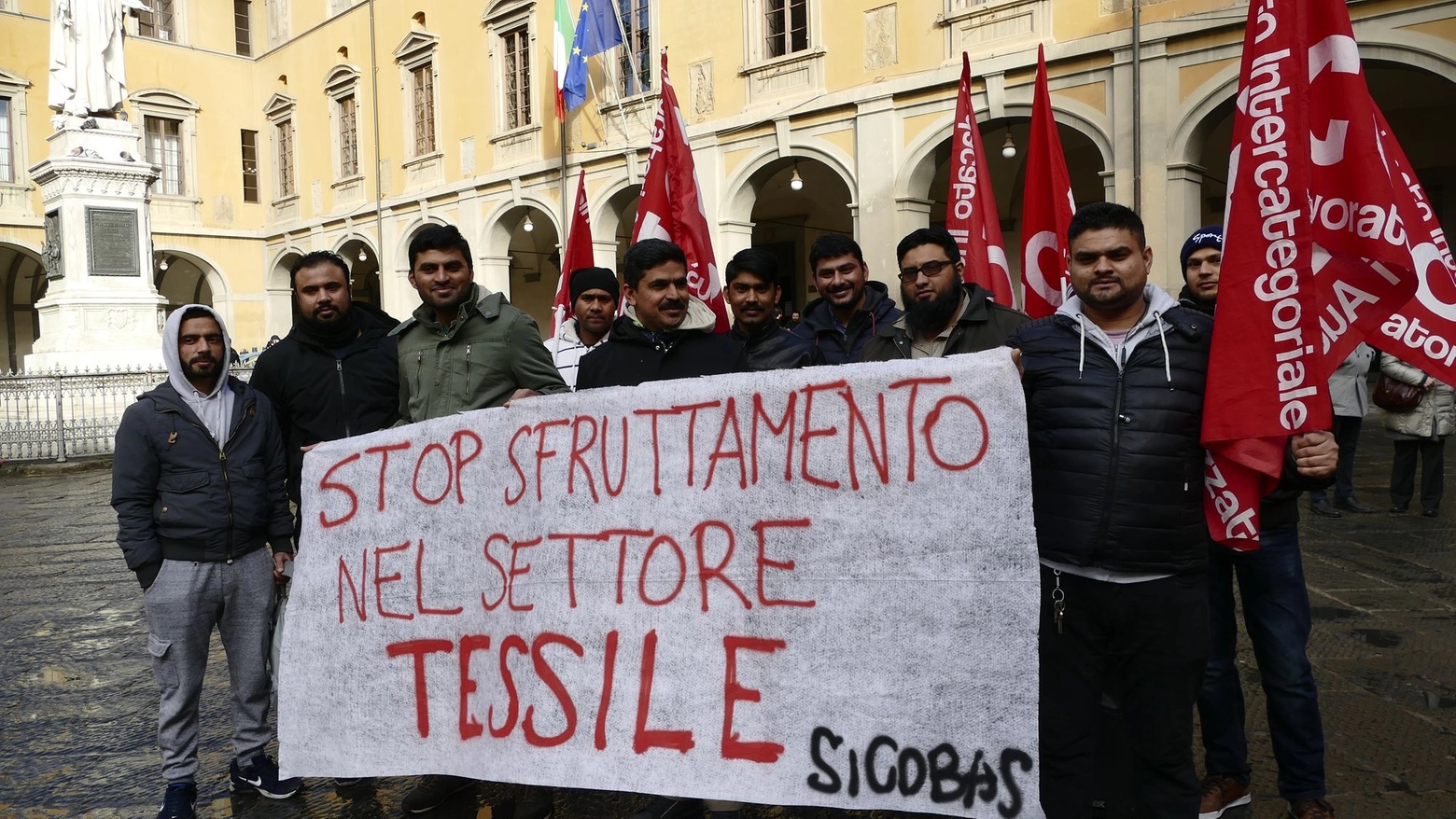 Una protesta Si Cobas