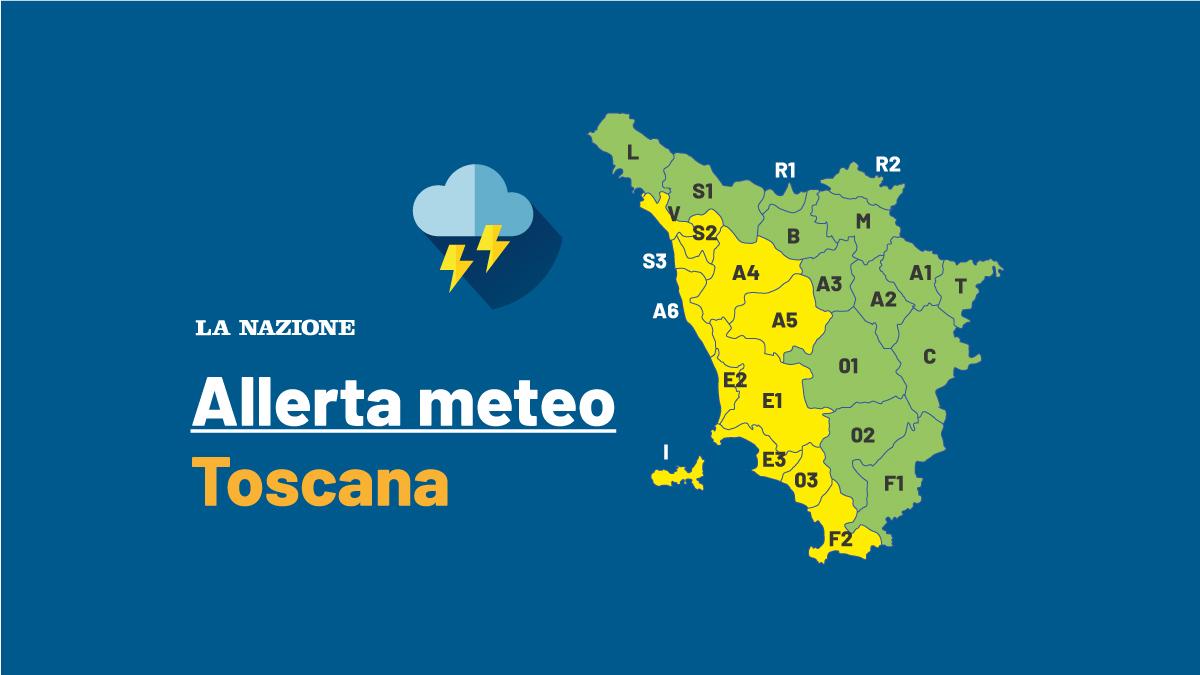 Allerta meteo in Toscana, temporali in arrivo su costa e isole