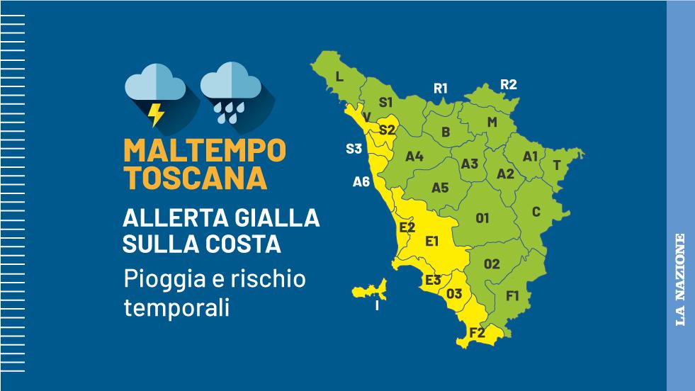 Maltempo In Toscana, Allerta Meteo Prorogata: Pioggia E Rischio ...