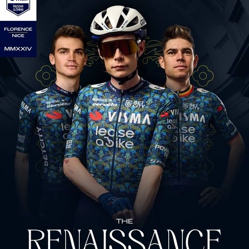 Le maglie del Team Visma per il Tour (foto dalla pagina Facebook ufficiale del Team Visma)