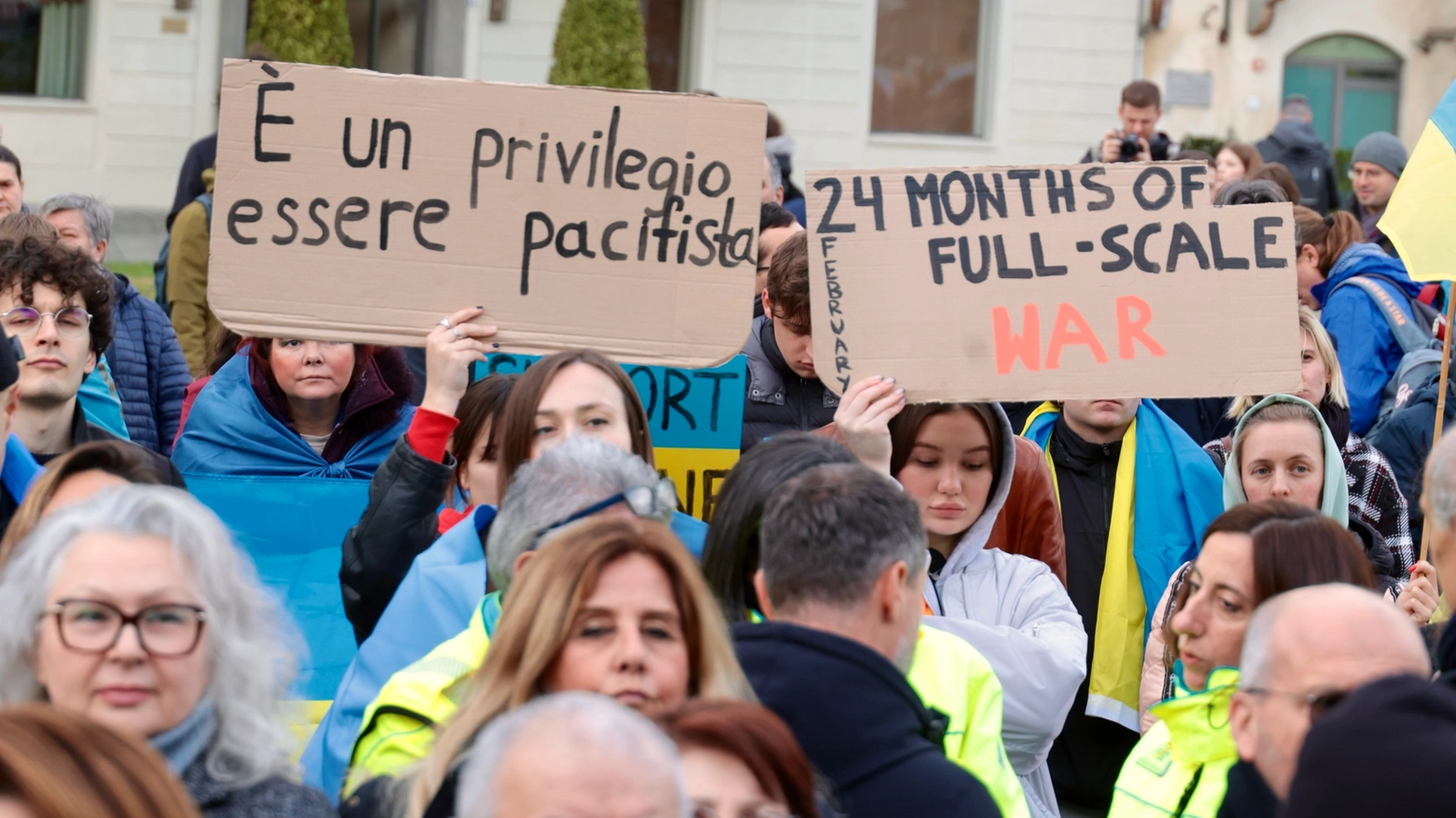 Manifestazione contro la guerra a Firenze (New Press Photo)
