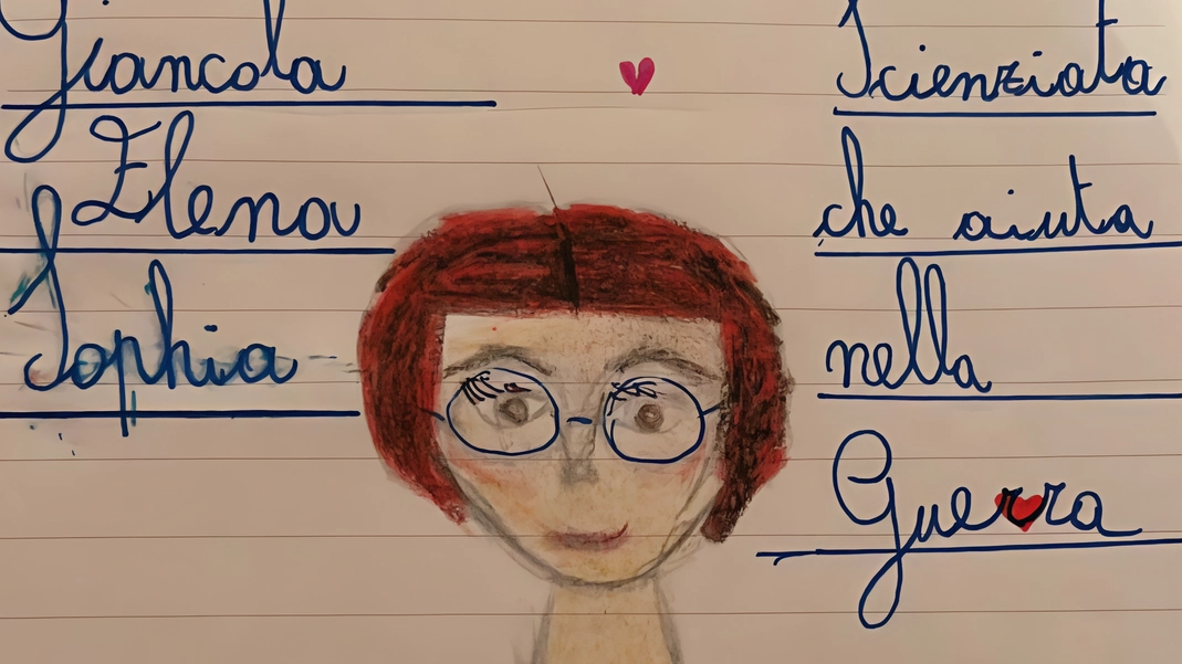 Flavia Bustreo nel disegno degli alunni