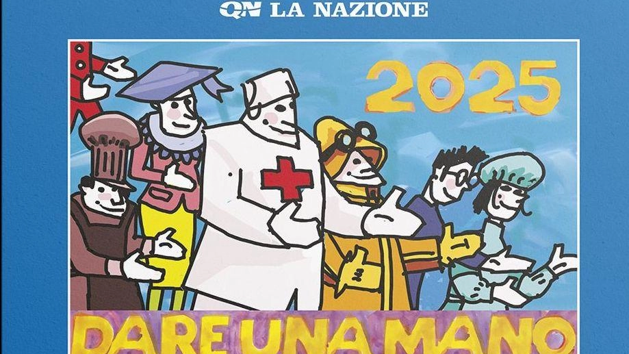 La copertina del calendario 2025 di Giancarlo Caligaris