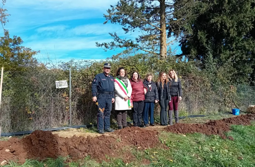 San Casciano dei Bagni, piantato l’Albero di Falcone alla scuola primaria