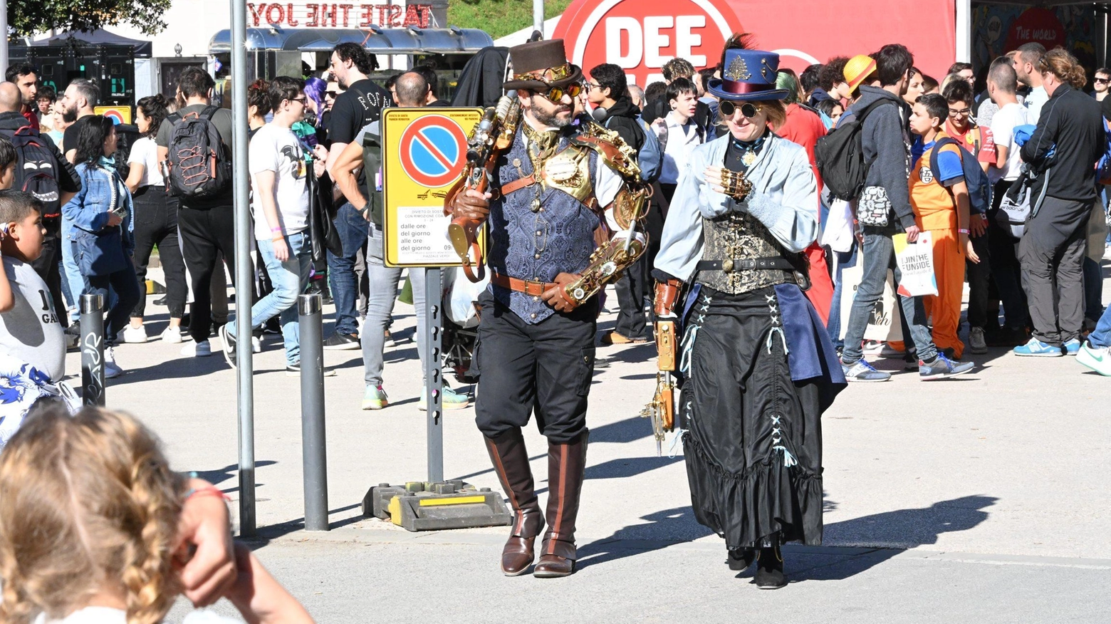 Cosplay in stile steampunk a Lucca Comics 2024 (Foto Alcide)