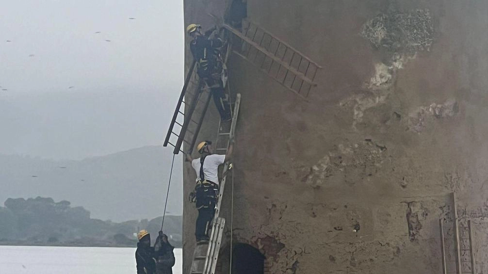 Il mulino spagnolo di Orbetello ha le pale nuove: completato il montaggio nonostante il maltempo. Lungo percorso burocratico e lavorativo per il successo dell'intervento.