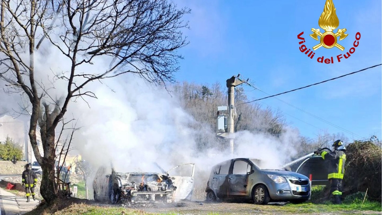 L'intervento dei vigili del fuoco