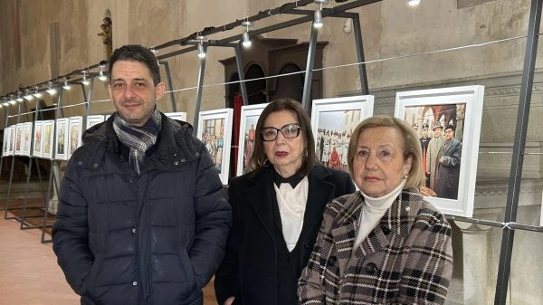 L'inaugurazione della mostra