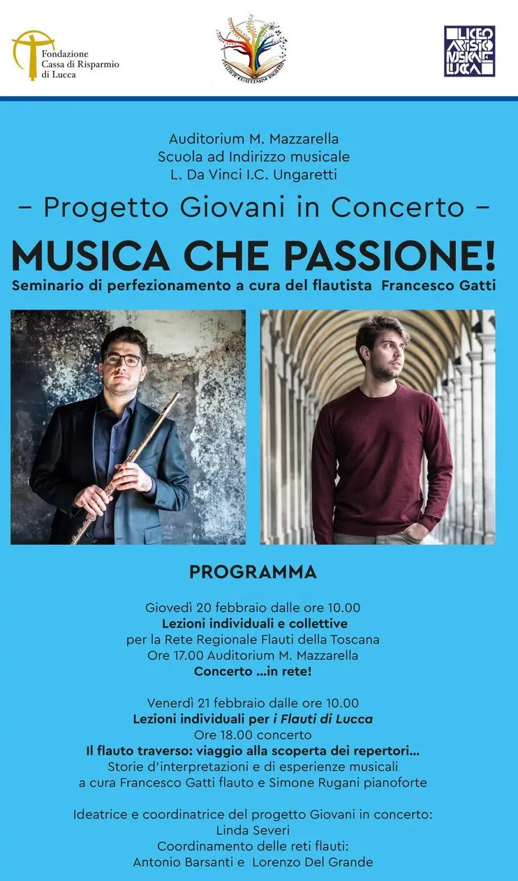 “Musica che passione!“: flauti protagonisti