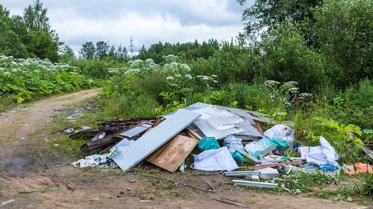 Una discarica abusiva