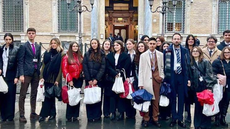 Il liceo europeo San Francesco di Sales sul podio del Senato con un progetto dal titolo "Vinosanto e Alta Valle...