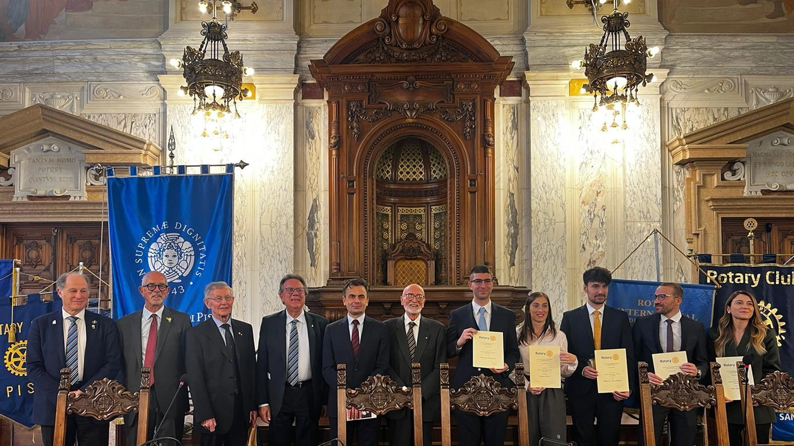 63° Premio Galilei La consegna a Werner Eck e Giovanni Dosi