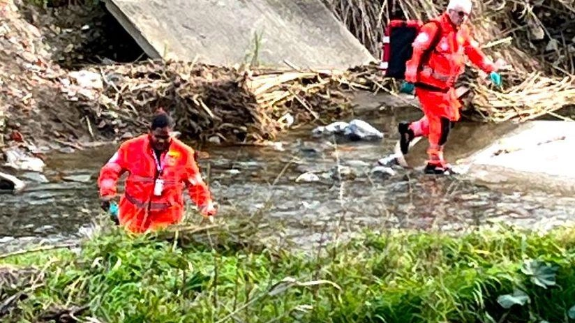 L’episodio a Deiva Marina: 78enne soccorso e trasportato in elicottero. È caduto da un’altezza di oltre tre metri sotto gli occhi della moglie.