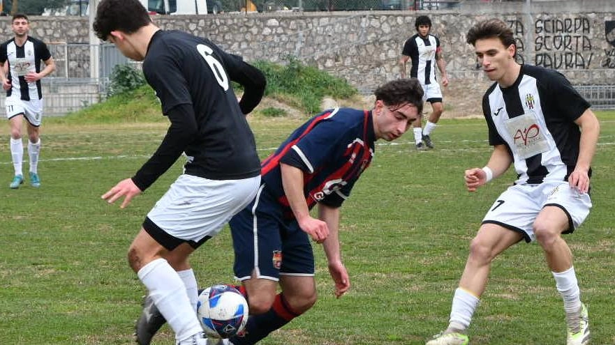 Bossini e Bertipagani durante un’azione di gioco