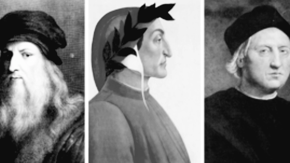 Dante, Leonardo e Colombo 